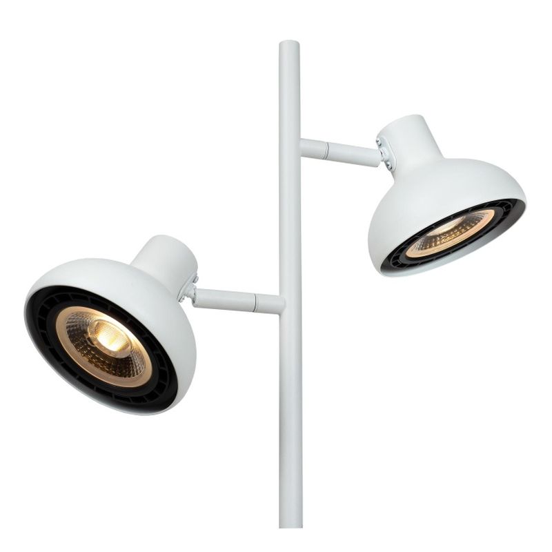 Lucide SENSAS - Stojacia lampa - 2xES111 - Biela